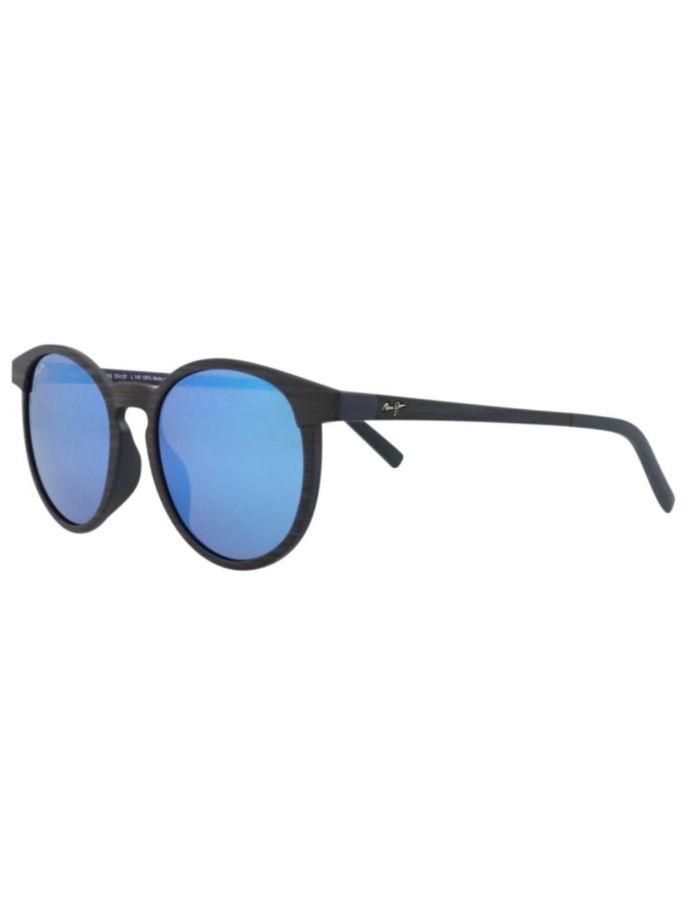 New Maui Jim Women's Sunglasses Round Oval Injected Carbon Frame Unisex Blue